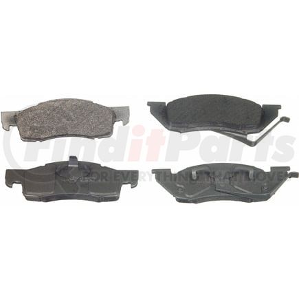 Wagner MX344A Disc Brake Pad Set Wagner ThermoQuiet MX344A Semi-Metallic Disc Brake Pad Set
