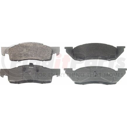 Wagner MX344 Disc Brake Pad Set Wagner Brake ThermoQuiet MX344 Semi-Metallic Disc Brake Pad Set