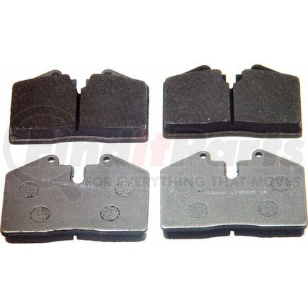Wagner MX345 Disc Brake Pad Set Wagner Brake ThermoQuiet MX345 Semi-Metallic Disc Brake Pad Set