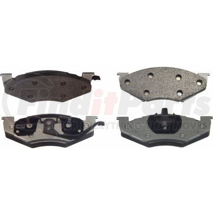 Wagner MX367 Disc Brake Pad Set Wagner Brake ThermoQuiet MX367 Semi-Metallic Disc Brake Pad Set