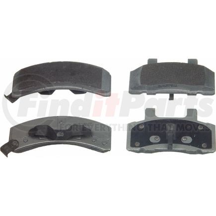 Wagner MX368 Disc Brake Pad Set Wagner Brake ThermoQuiet MX368 Semi-Metallic Disc Brake Pad Set