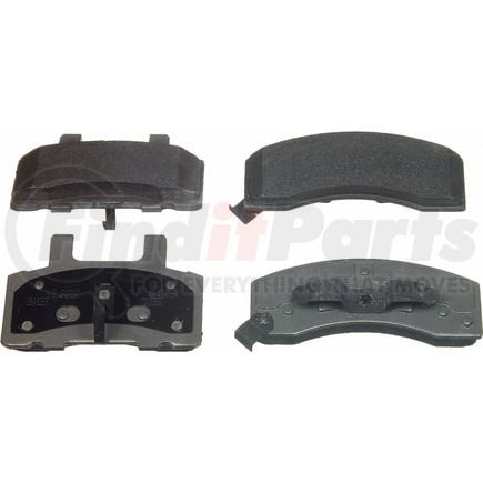Wagner MX370 Disc Brake Pad Set Wagner Brake ThermoQuiet MX370 Semi-Metallic Disc Brake Pad Set