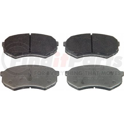 Wagner MX389 Disc Brake Pad Set Wagner Brake ThermoQuiet MX389 Semi-Metallic Disc Brake Pad Set