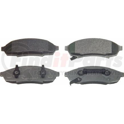 Wagner MX376 Disc Brake Pad Set Wagner Brake ThermoQuiet MX376 Semi-Metallic Disc Brake Pad Set