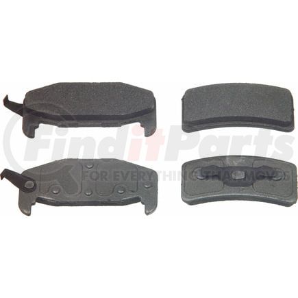 Wagner MX377 Disc Brake Pad Set Wagner ThermoQuiet MX377 Semi-Metallic Disc Brake Pad Set