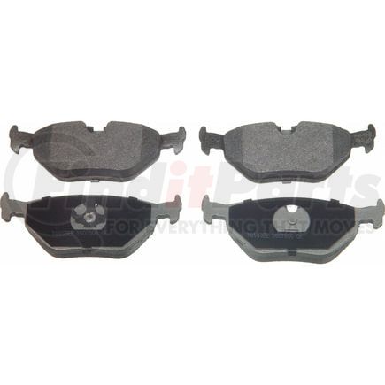 Wagner MX396 Disc Brake Pad Set Wagner Brake ThermoQuiet MX396 Semi-Metallic Disc Brake Pad Set