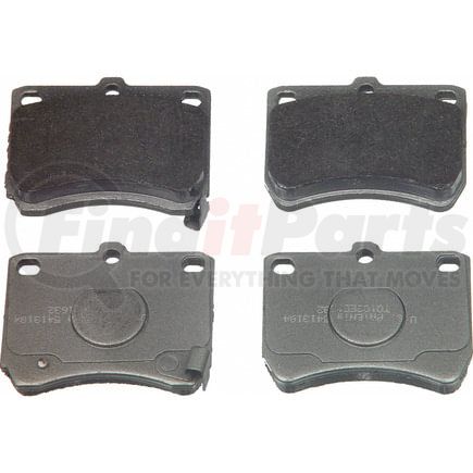 Wagner MX402 Disc Brake Pad Set Wagner Brake ThermoQuiet MX402 Semi-Metallic Disc Brake Pad Set