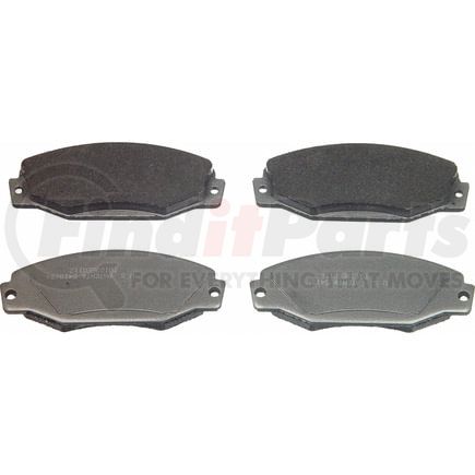 Wagner MX393 Disc Brake Pad Set Wagner ThermoQuiet MX393 Semi-Metallic Disc Brake Pad Set