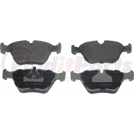 Wagner MX394 Disc Brake Pad Set Wagner Brake ThermoQuiet MX394 Semi-Metallic Disc Brake Pad Set