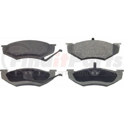 Wagner MX416 Disc Brake Pad Set Wagner Brake ThermoQuiet MX416 Semi-Metallic Disc Brake Pad Set