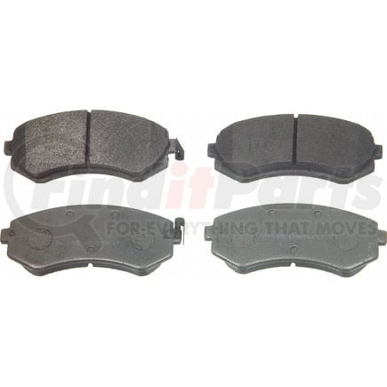 Wagner MX422 Disc Brake Pad Set Wagner Brake ThermoQuiet MX422 Semi-Metallic Disc Brake Pad Set