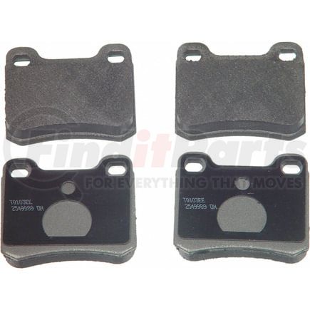 Wagner MX426 Disc Brake Pad Set Wagner Brake ThermoQuiet MX426 Semi-Metallic Disc Brake Pad Set