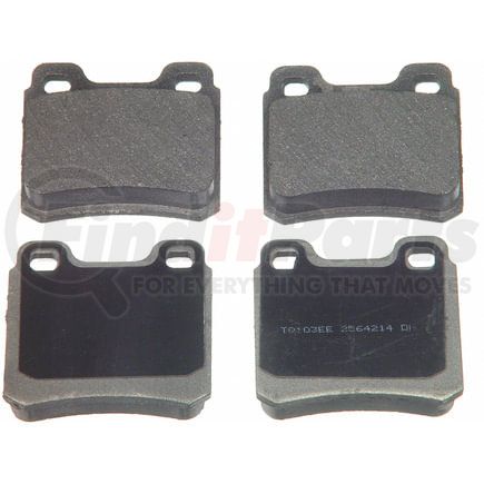 Wagner MX427 Disc Brake Pad Set Wagner Brake ThermoQuiet MX427 Semi-Metallic Disc Brake Pad Set