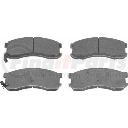 Wagner MX428 Disc Brake Pad Set Wagner Brake ThermoQuiet MX428 Semi-Metallic Disc Brake Pad Set