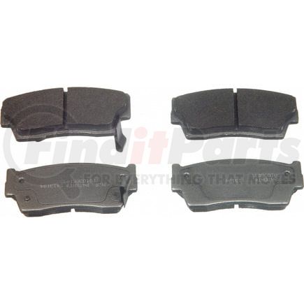 Wagner MX418 Disc Brake Pad Set Wagner Brake ThermoQuiet MX418 Semi-Metallic Disc Brake Pad Set