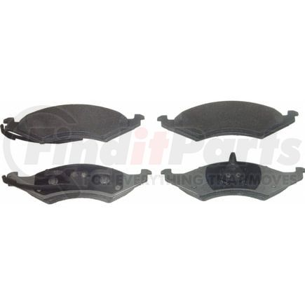 Wagner MX421 Disc Brake Pad Set Wagner Brake ThermoQuiet MX421 Semi-Metallic Disc Brake Pad Set