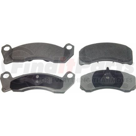 Wagner MX431 Disc Brake Pad Set Wagner Brake ThermoQuiet MX431 Semi-Metallic Disc Brake Pad Set