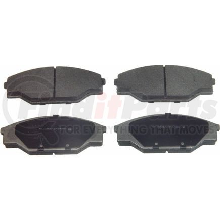 Wagner MX438 Disc Brake Pad Set Wagner Brake ThermoQuiet MX438 Semi-Metallic Disc Brake Pad Set