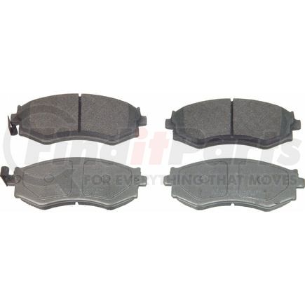 Wagner MX462 Disc Brake Pad Set Wagner Brake ThermoQuiet MX462 Semi-Metallic Disc Brake Pad Set