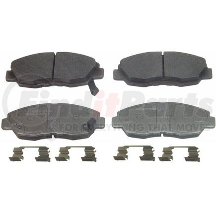 Wagner MX465 Disc Brake Pad Set Wagner Brake ThermoQuiet MX465 Semi-Metallic Disc Brake Pad Set