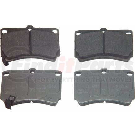 Wagner MX466A Disc Brake Pad Set Wagner Brake ThermoQuiet MX466A Semi-Metallic Disc Brake Pad Set