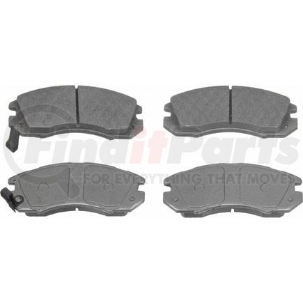 Wagner MX470 Disc Brake Pad Set Wagner ThermoQuiet MX470 Semi-Metallic Disc Brake Pad Set