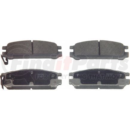 Wagner MX471 Disc Brake Pad Set Wagner Brake ThermoQuiet MX471 Semi-Metallic Disc Brake Pad Set