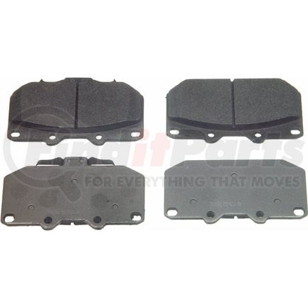 Wagner MX460 Disc Brake Pad Set Wagner Brake ThermoQuiet MX460 Semi-Metallic Disc Brake Pad Set