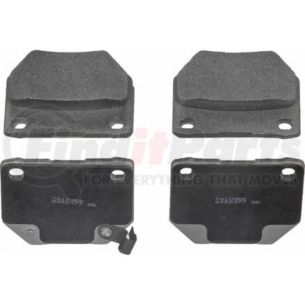 Wagner MX461A Disc Brake Pad Set Wagner Brake ThermoQuiet MX461A Semi-Metallic Disc Brake Pad Set