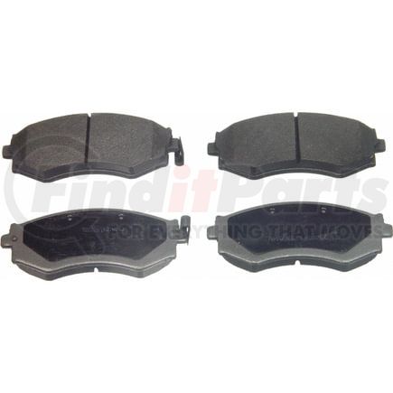 Wagner MX486 Disc Brake Pad Set Wagner ThermoQuiet MX486 Semi-Metallic Disc Brake Pad Set