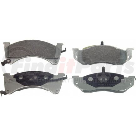 Wagner MX478 Disc Brake Pad Set Wagner Brake ThermoQuiet MX478 Semi-Metallic Disc Brake Pad Set