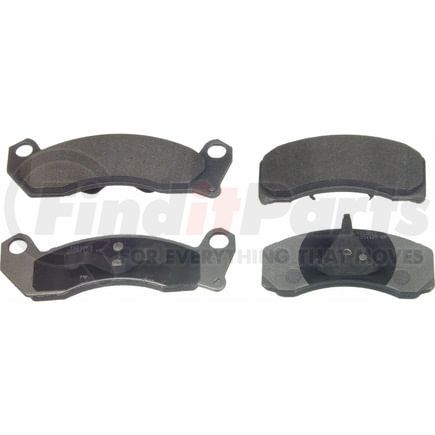 Wagner MX499 Disc Brake Pad Set Wagner ThermoQuiet MX499 Semi-Metallic Disc Brake Pad Set