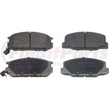 Wagner MX527 Disc Brake Pad Set Wagner Brake ThermoQuiet MX527 Semi-Metallic Disc Brake Pad Set