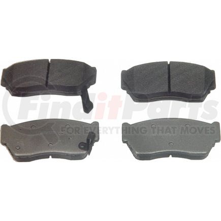 Wagner MX510 Disc Brake Pad Set Wagner Brake ThermoQuiet MX510 Semi-Metallic Disc Brake Pad Set