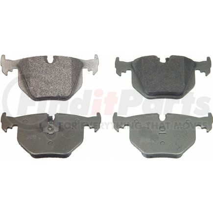 Wagner MX548 Disc Brake Pad Set Wagner Brake ThermoQuiet MX548 Semi-Metallic Disc Brake Pad Set