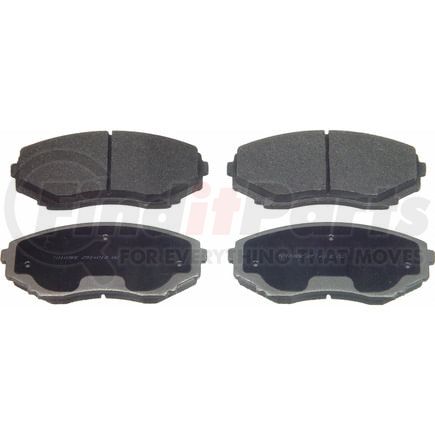 Wagner MX551 Disc Brake Pad Set Wagner Brake ThermoQuiet MX551 Semi-Metallic Disc Brake Pad Set