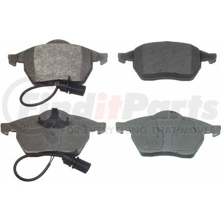 Wagner MX555B Disc Brake Pad Set Wagner Brake ThermoQuiet MX555B Semi-Metallic Disc Brake Pad Set