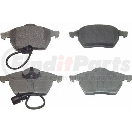 Wagner MX555 Disc Brake Pad Set Wagner Brake ThermoQuiet MX555 Semi-Metallic Disc Brake Pad Set