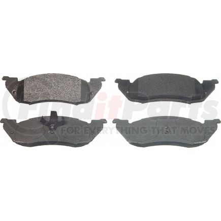 Wagner MX529 Disc Brake Pad Set Wagner Brake ThermoQuiet MX529 Semi-Metallic Disc Brake Pad Set
