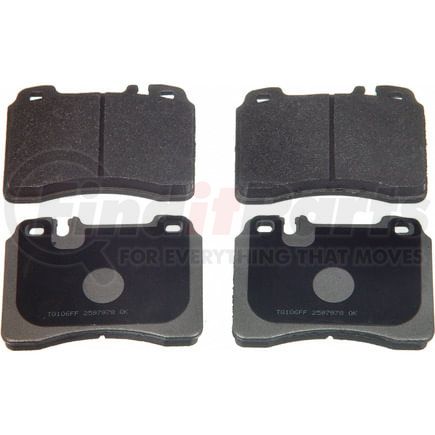 Wagner MX561B Disc Brake Pad Set Wagner Brake ThermoQuiet MX561B Semi-Metallic Disc Brake Pad Set