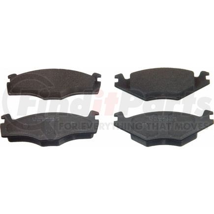 Wagner MX569 Disc Brake Pad Set Wagner Brake ThermoQuiet MX569 Semi-Metallic Disc Brake Pad Set