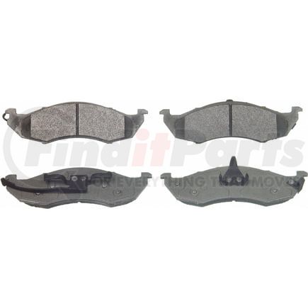 Wagner MX576 Disc Brake Pad Set Wagner Brake ThermoQuiet MX576 Semi-Metallic Disc Brake Pad Set