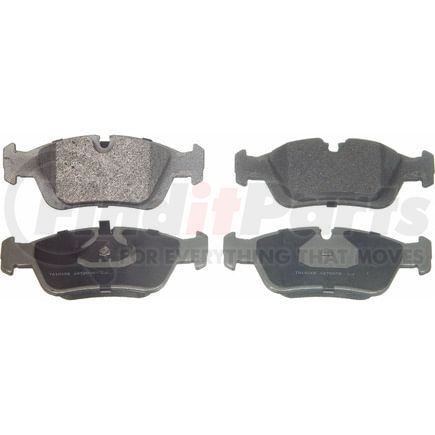 Wagner MX558 Disc Brake Pad Set Wagner Brake ThermoQuiet MX558 Semi-Metallic Disc Brake Pad Set