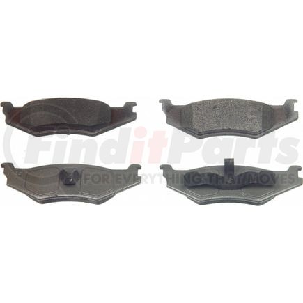Wagner MX559 Disc Brake Pad Set Wagner Brake ThermoQuiet MX559 Semi-Metallic Disc Brake Pad Set
