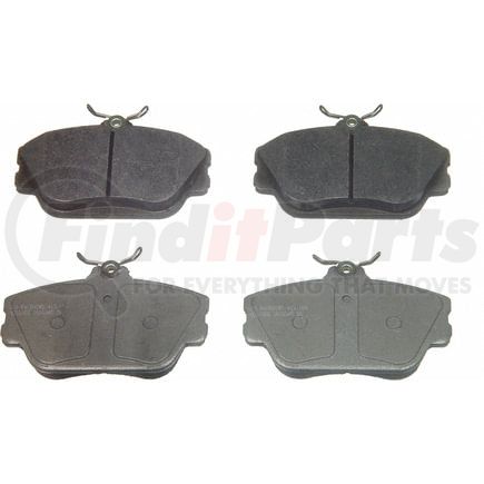 Wagner MX598 Disc Brake Pad Set Wagner Brake ThermoQuiet MX598 Semi-Metallic Disc Brake Pad Set