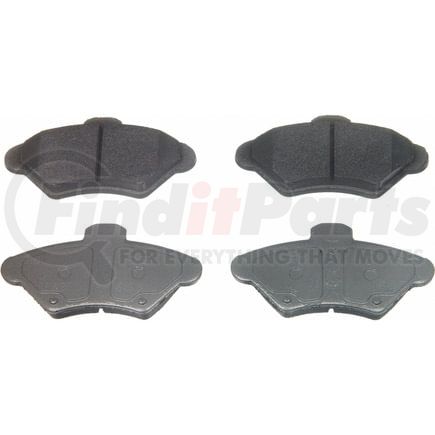 Wagner MX600 Disc Brake Pad Set Wagner Brake ThermoQuiet MX600 Semi-Metallic Disc Brake Pad Set