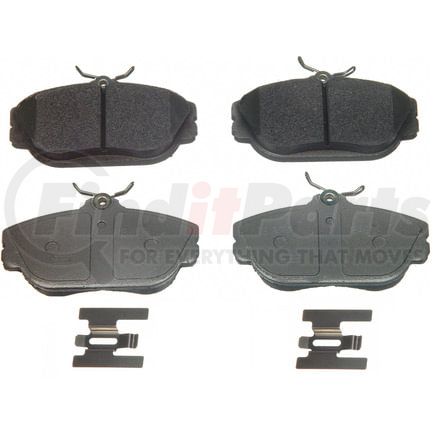 Wagner MX601 Disc Brake Pad Set Wagner Brake ThermoQuiet MX601 Semi-Metallic Disc Brake Pad Set