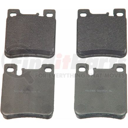 Wagner MX603A Disc Brake Pad Set Wagner Brake ThermoQuiet MX603A Semi-Metallic Disc Brake Pad Set