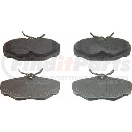 Wagner MX610 Disc Brake Pad Set Wagner Brake ThermoQuiet MX610 Semi-Metallic Disc Brake Pad Set