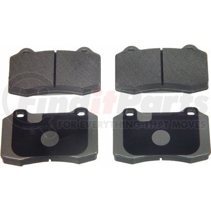 Wagner MX592 Disc Brake Pad Set Wagner Brake ThermoQuiet MX592 Semi-Metallic Disc Brake Pad Set